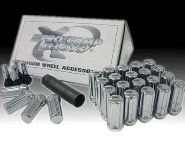 11138 – WHEEL PROS Wheel Installation Kit, 6 Lug Kit 12 Millimeter x 1.5 Thread Size 60 Degree Conical Seat Acorn Wit...